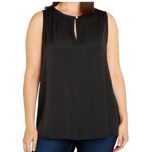 LOFT Black Sleeveless Relaxed Tank Top NWT Size Small